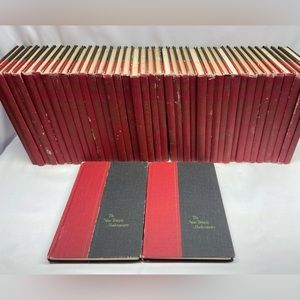 Vintage Complete Set of 40 The New Temple Shakespeare HC Books 1935